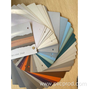 Self adhesive laminating PVC film